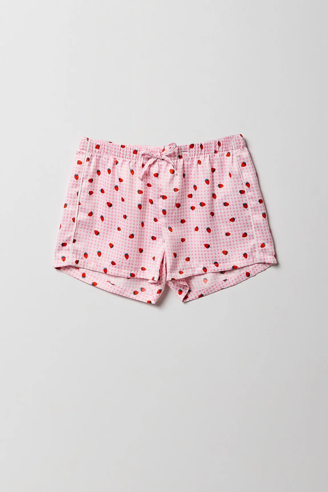 Ensemble pyjama avec haut boutonné et short en satin sold by Urban Planet product image thumbnail 4