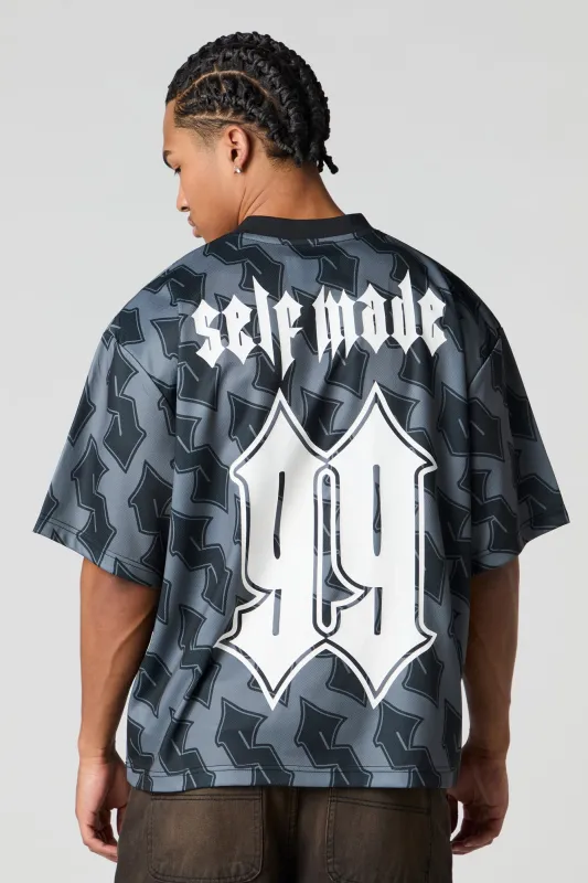 Jersey en filet camouflage à imprimé Selfmade sold by Urban Planet