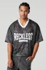 Jersey en filet camouflage à imprimé Reckless sold by Urban Planet