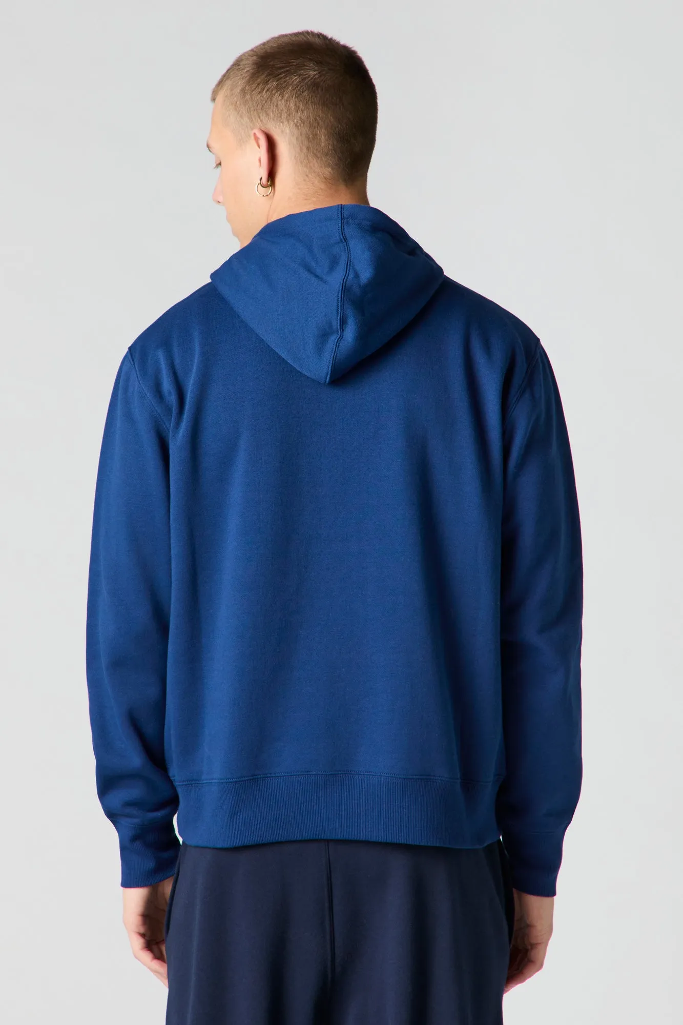 Solid Fleece Hoodie sold by Urban Planet product image thumbnail 2