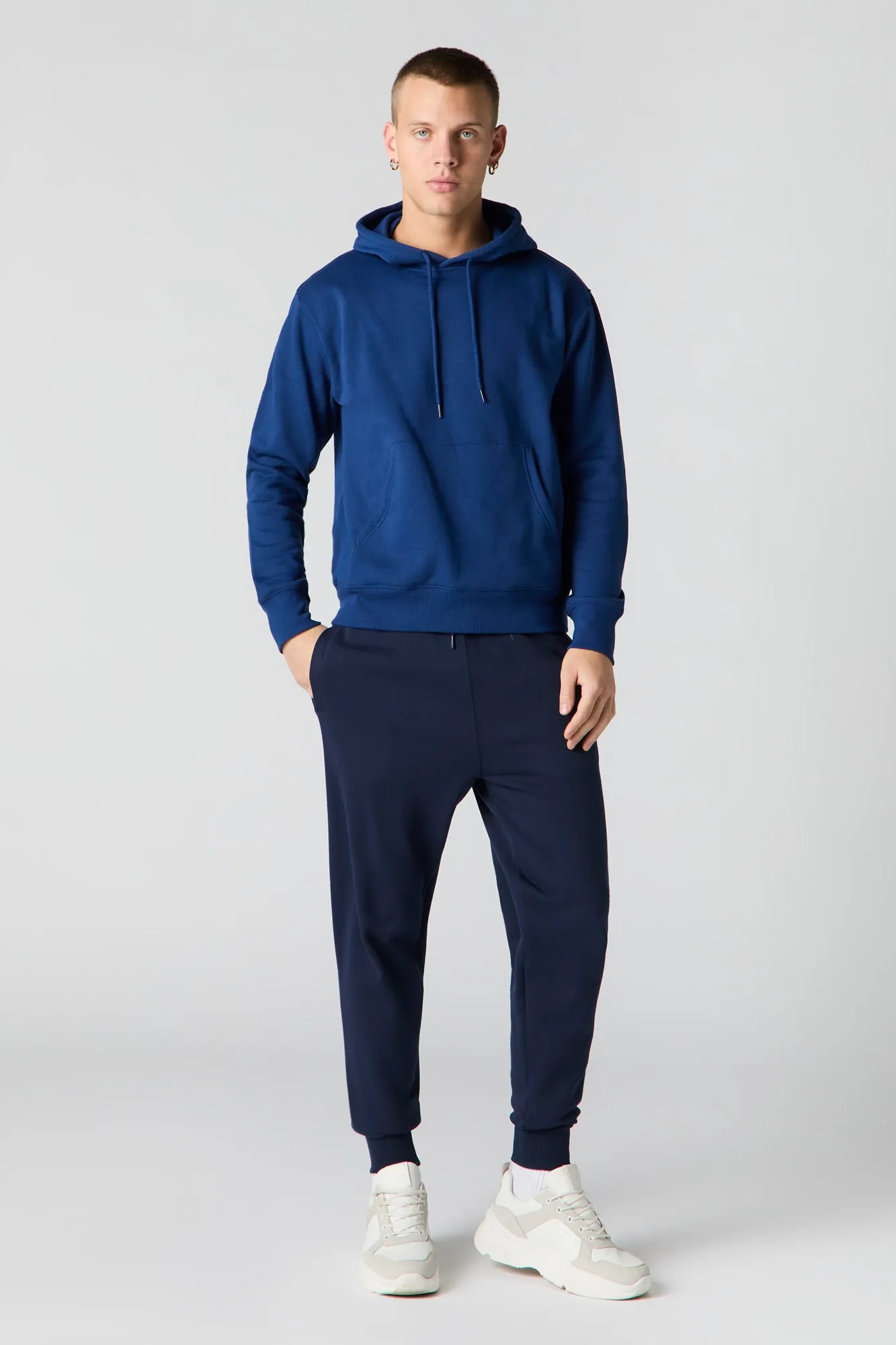 Solid Fleece Hoodie sold by Urban Planet product image thumbnail 3