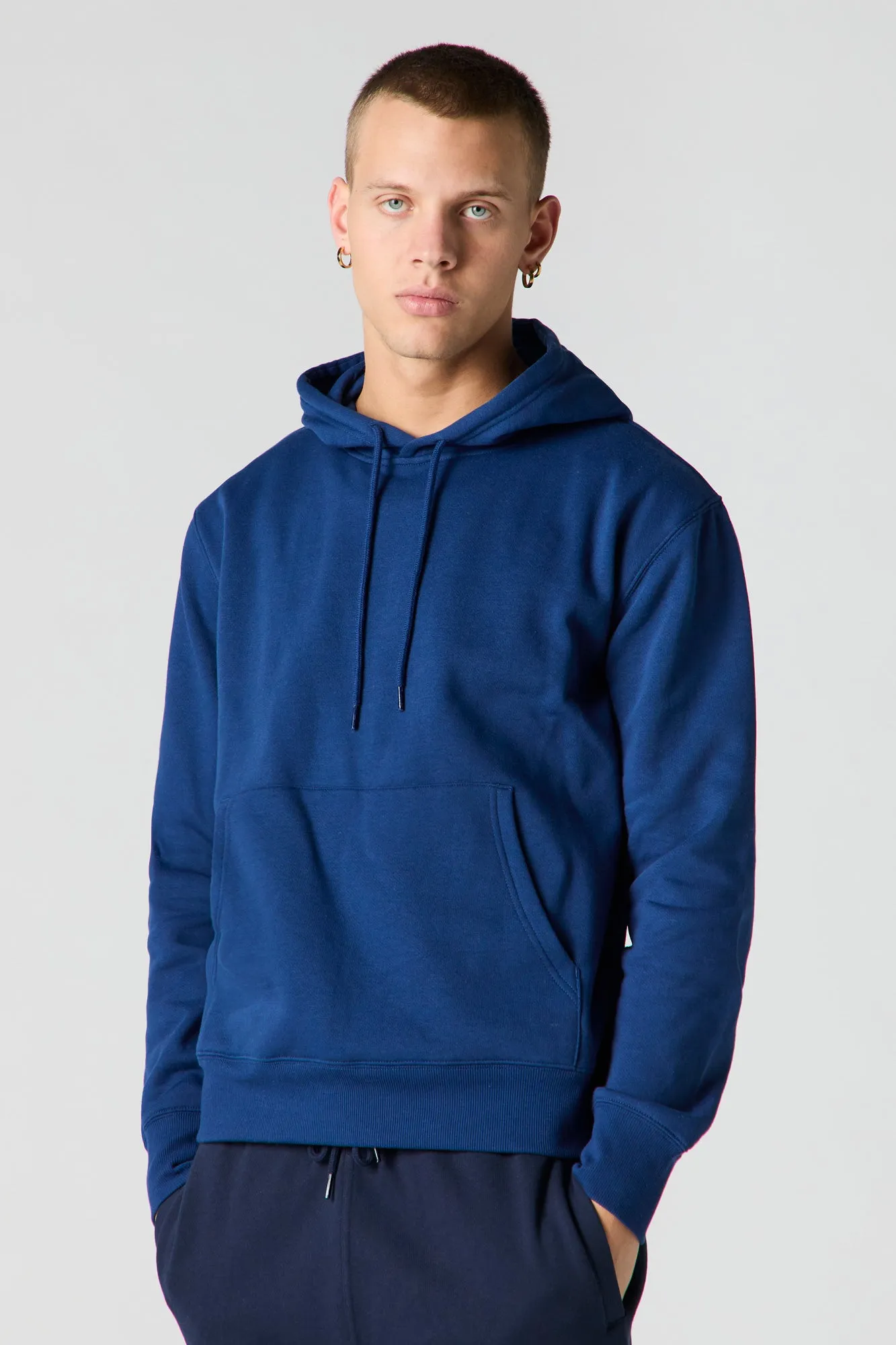 Solid Fleece Hoodie sold by Urban Planet