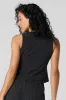 Pinstriped High Neck Vest sold by Urban Planet
