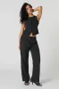 Pinstriped High Neck Vest sold by Urban Planet