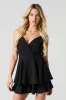 Surplice Ruffle Mini Romper sold by Urban Planet