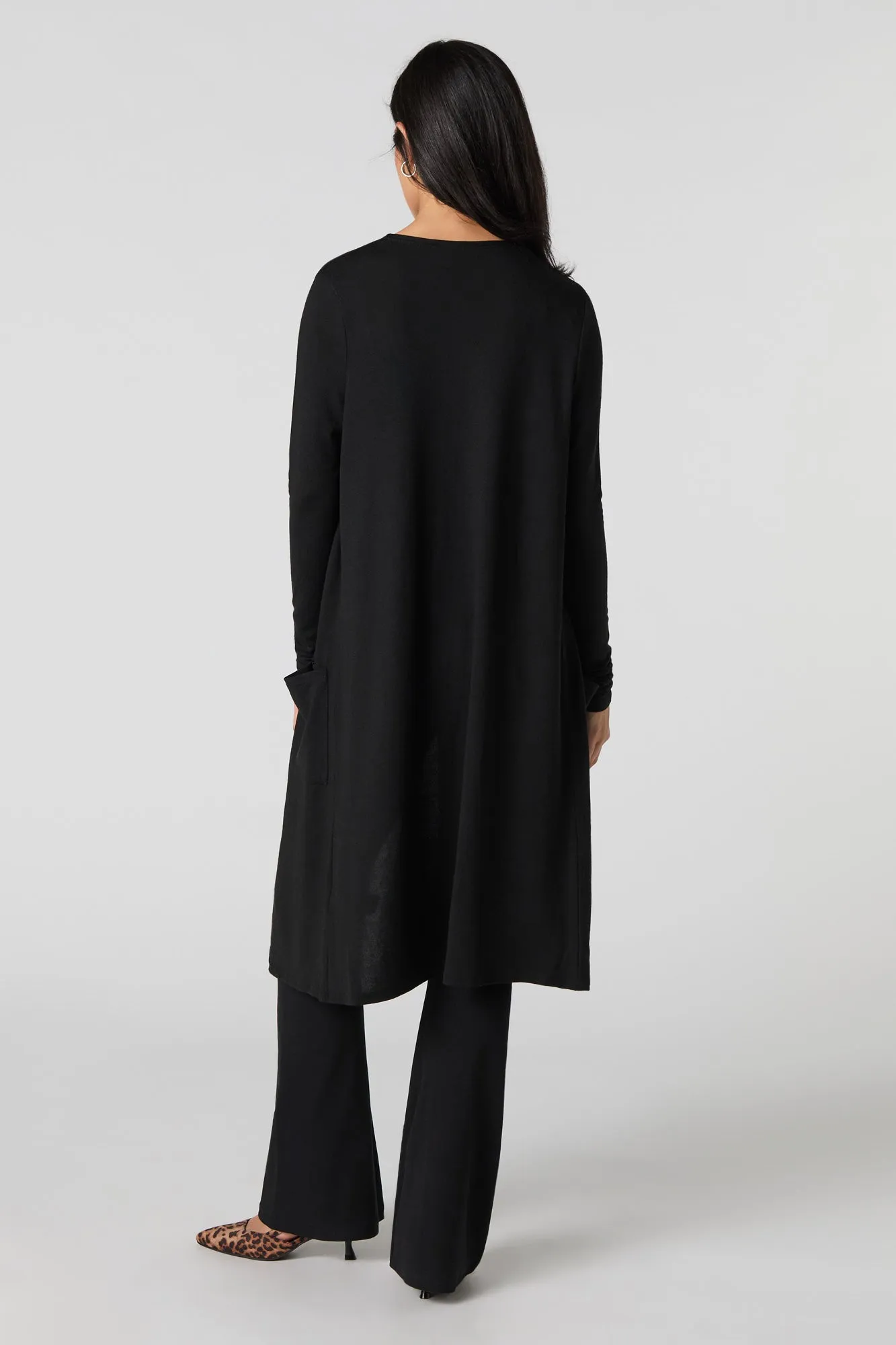 Knit Longline Cardigan sold by Urban Planet product image thumbnail 5