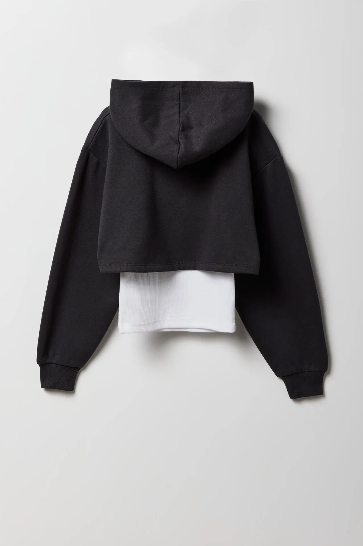 Ensemble avec haut court à capuchon et débardeur pour fille sold by Urban Planet product image thumbnail 2