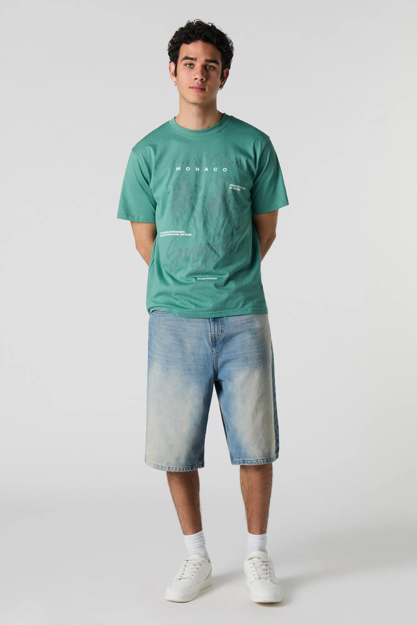 T-shirt à imprimé Monaco sold by Urban Planet product image thumbnail 3