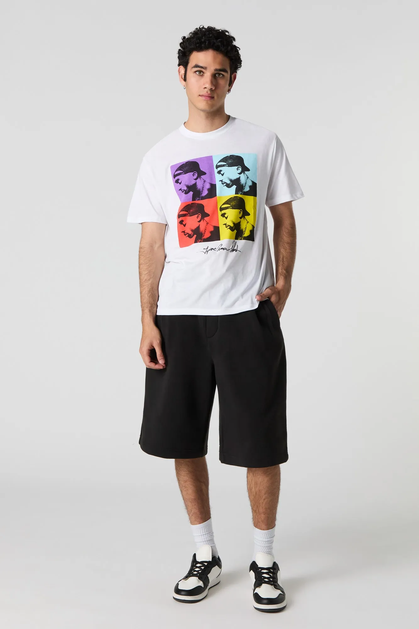 T-shirt à imprimé Tupac sold by Urban Planet product image thumbnail 3