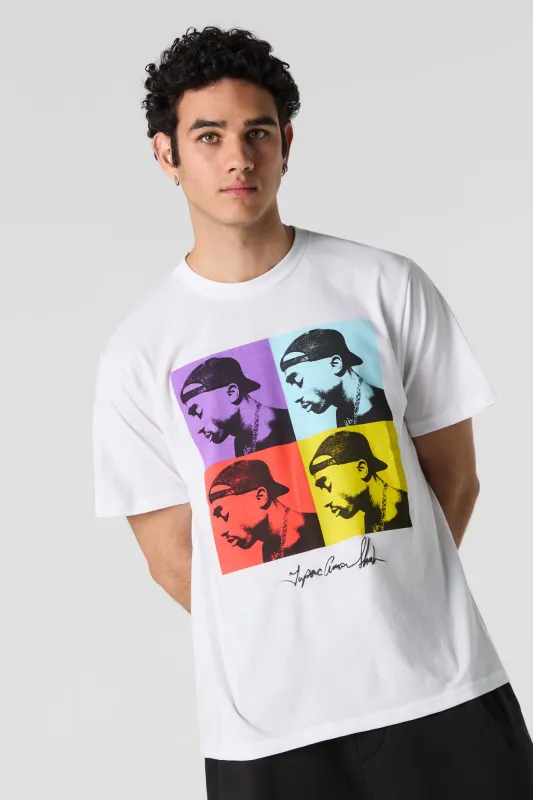T-shirt à imprimé Tupac made by Urban Planet
