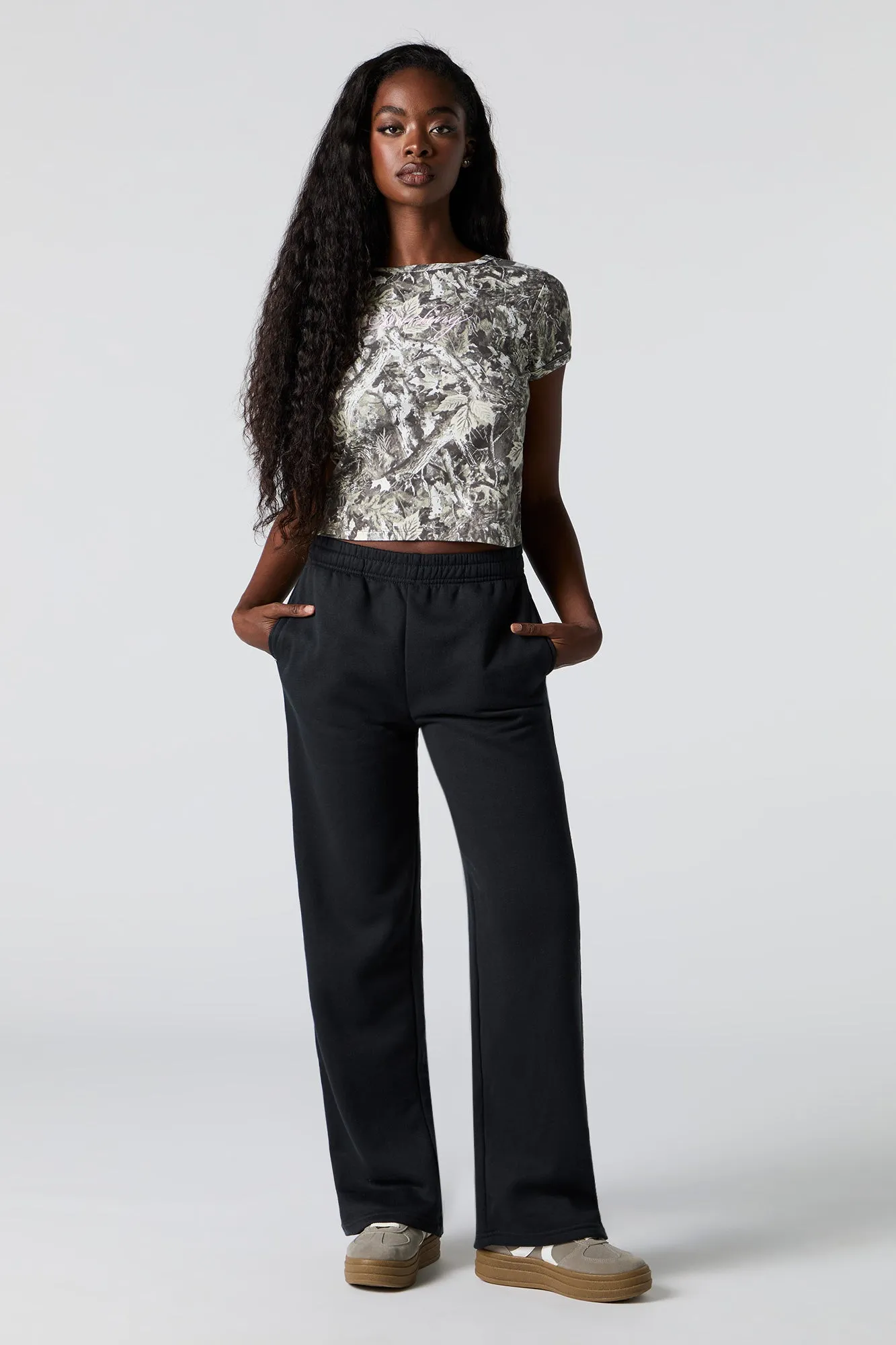 T-shirt écourté à imprimé Active sold by Urban Planet product image thumbnail 3