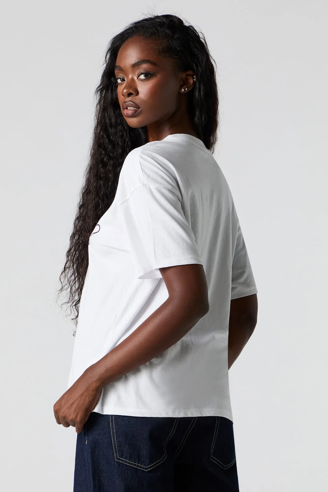 Hello Kitty & Friends Graphic Boyfriend T-Shirt sold by Urban Planet product image thumbnail 2