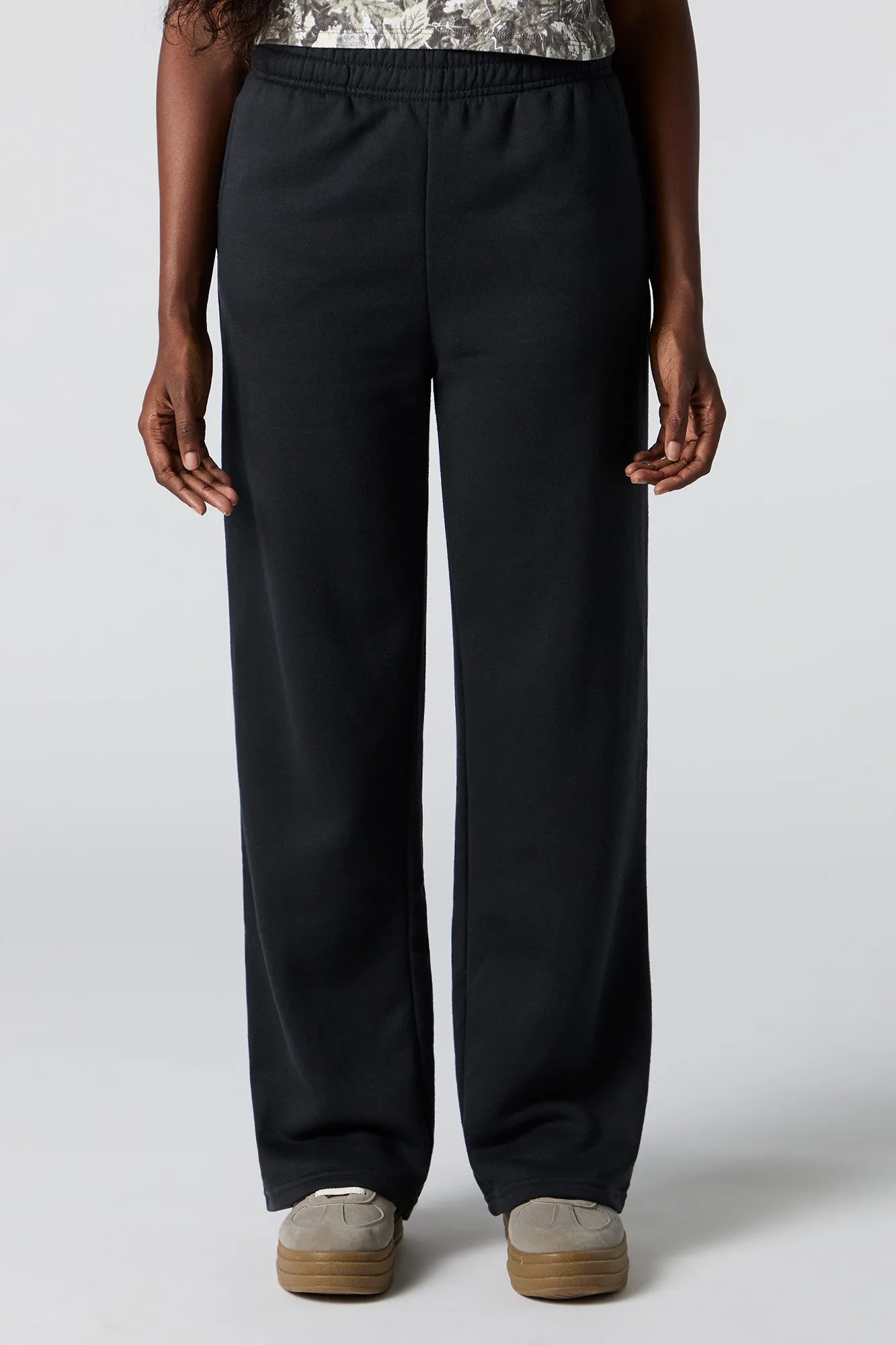 Wide Leg Fleece Sweatpant sold by Urban Planet product image thumbnail 2