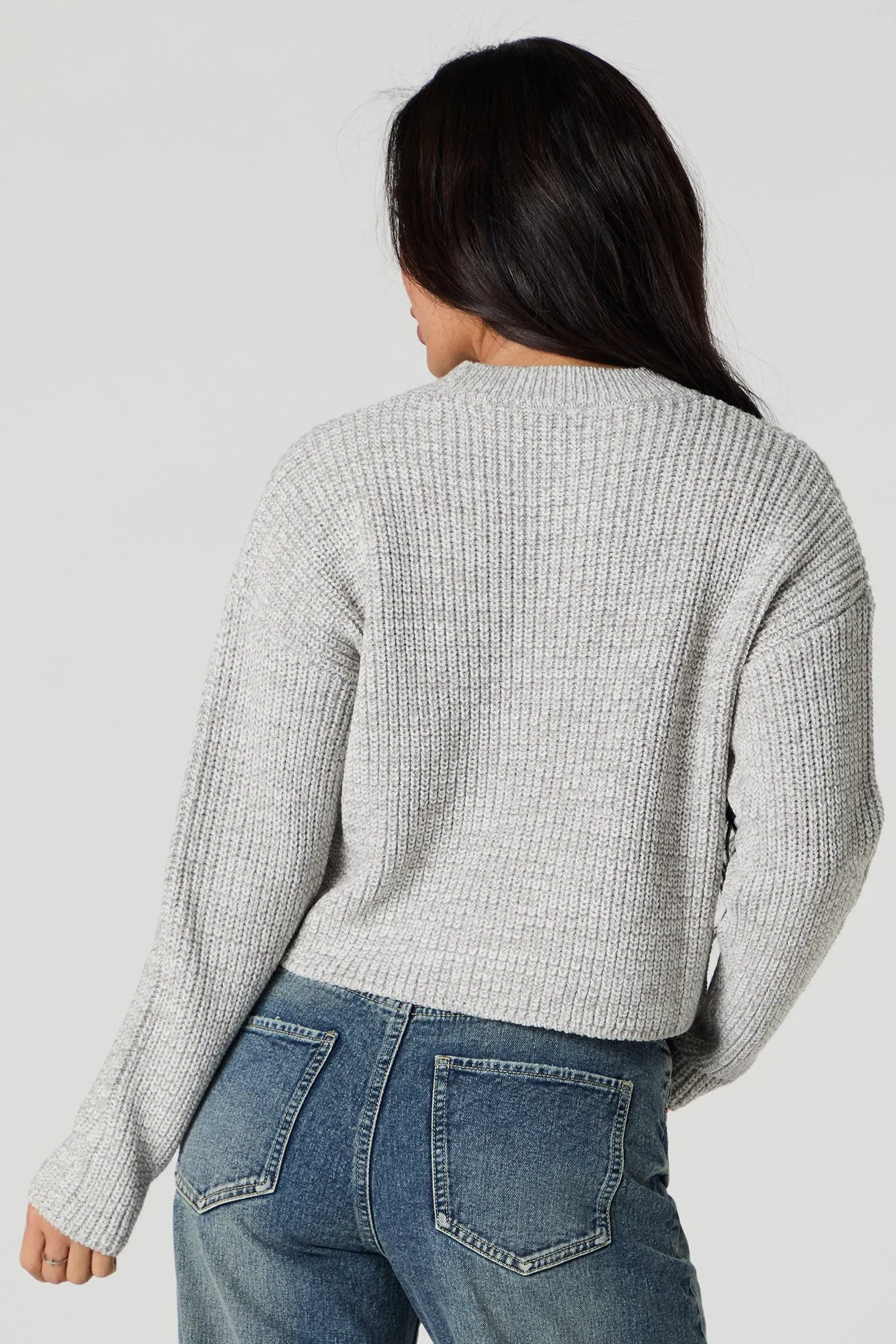 Knit Boxy Sweater sold by Urban Planet product image thumbnail 5