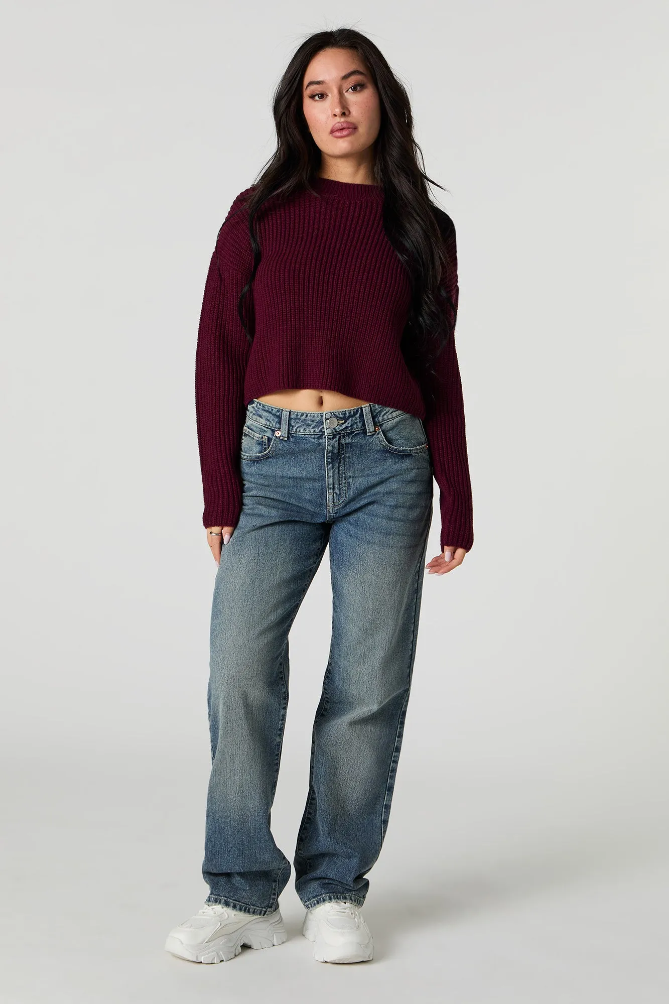 Knit Boxy Sweater sold by Urban Planet product image thumbnail 3