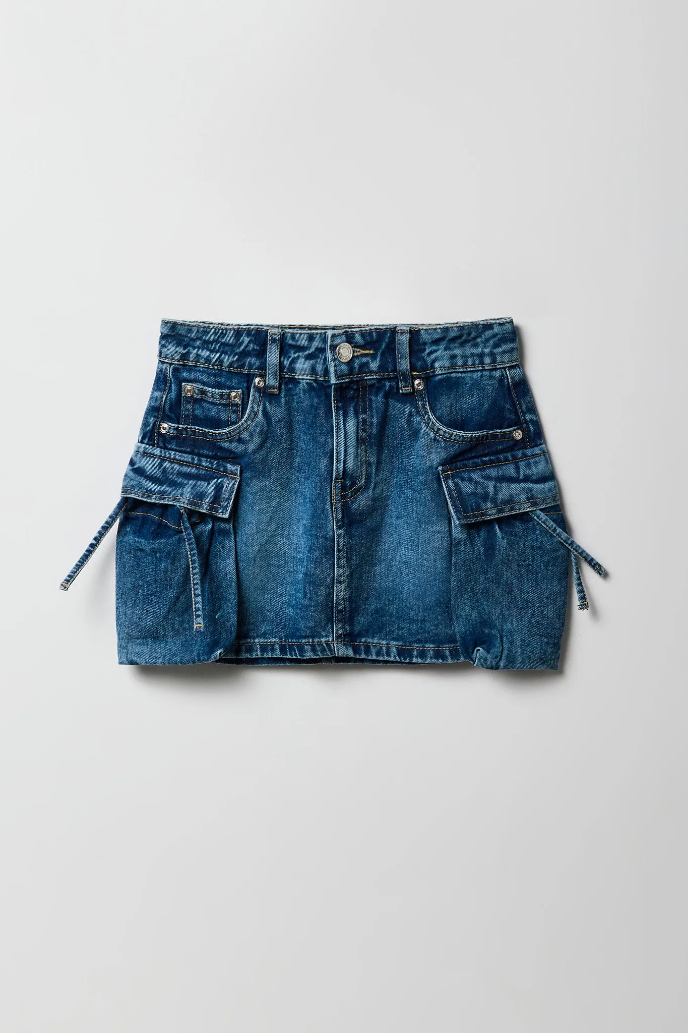 Jupe cargo en denim pour fille sold by Urban Planet product image thumbnail 3