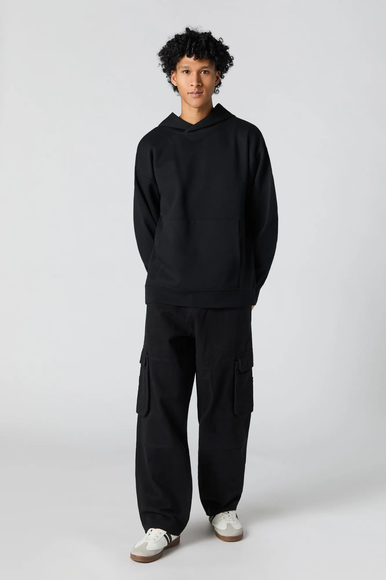 Skater Wide Leg Cargo Pant sold by Urban Planet product image thumbnail 5