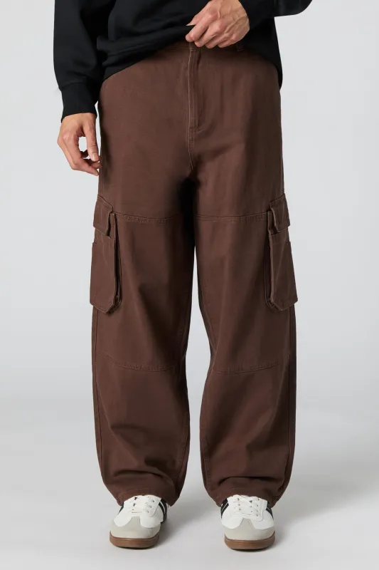 Skater Wide Leg Cargo Pant sold by Urban Planet