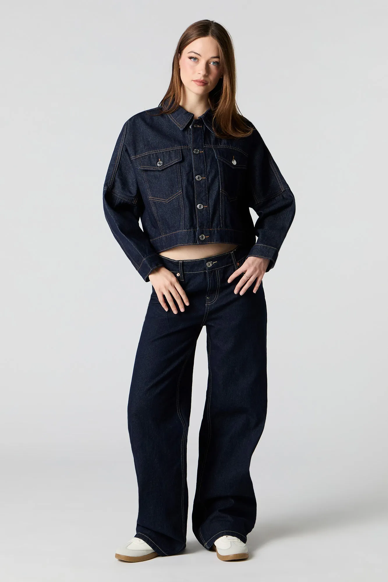 Blouson de camionneur en denim sold by Urban Planet product image thumbnail 3