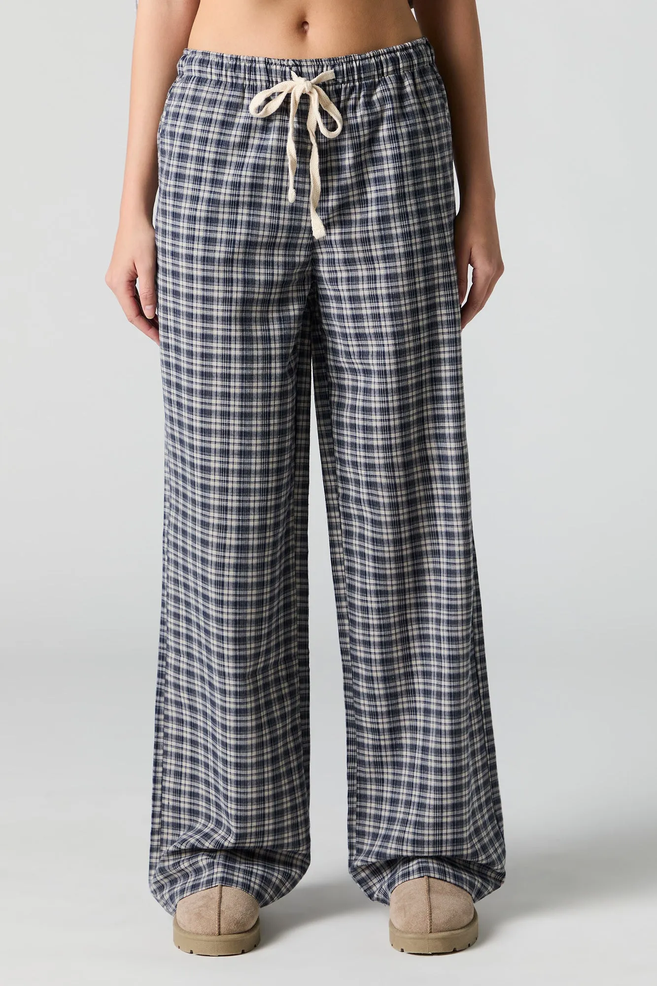 Printed Wide Leg Pajama Pant sold by Urban Planet product image thumbnail 2