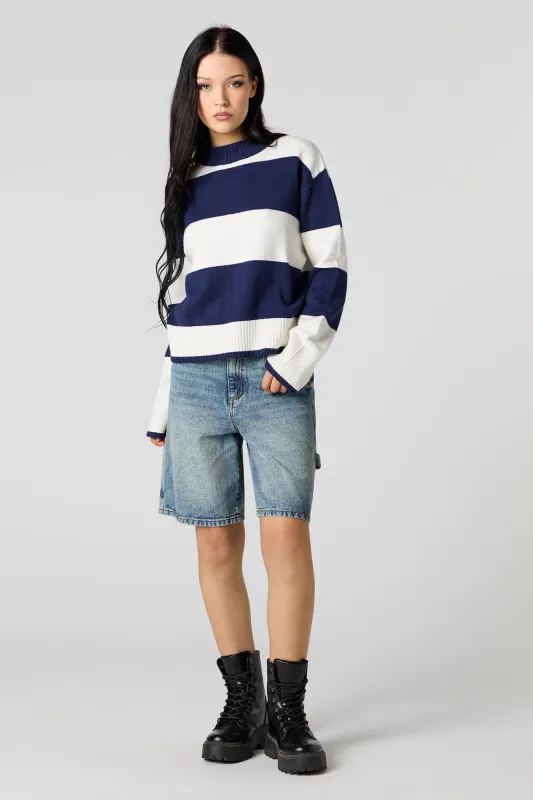 Short de menuisier en jean rigide sold by Urban Planet