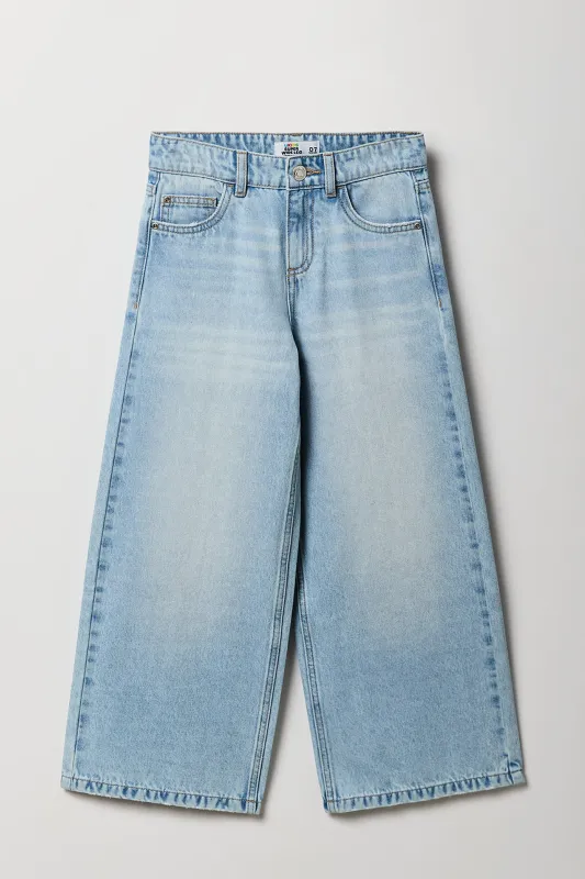 Girls Ultra Wide Leg Jean sold by Urban Planet