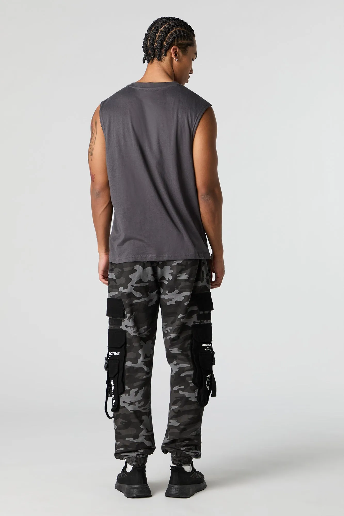 Multi Pocket Utility Cargo Jogger sold by Urban Planet product image thumbnail 3