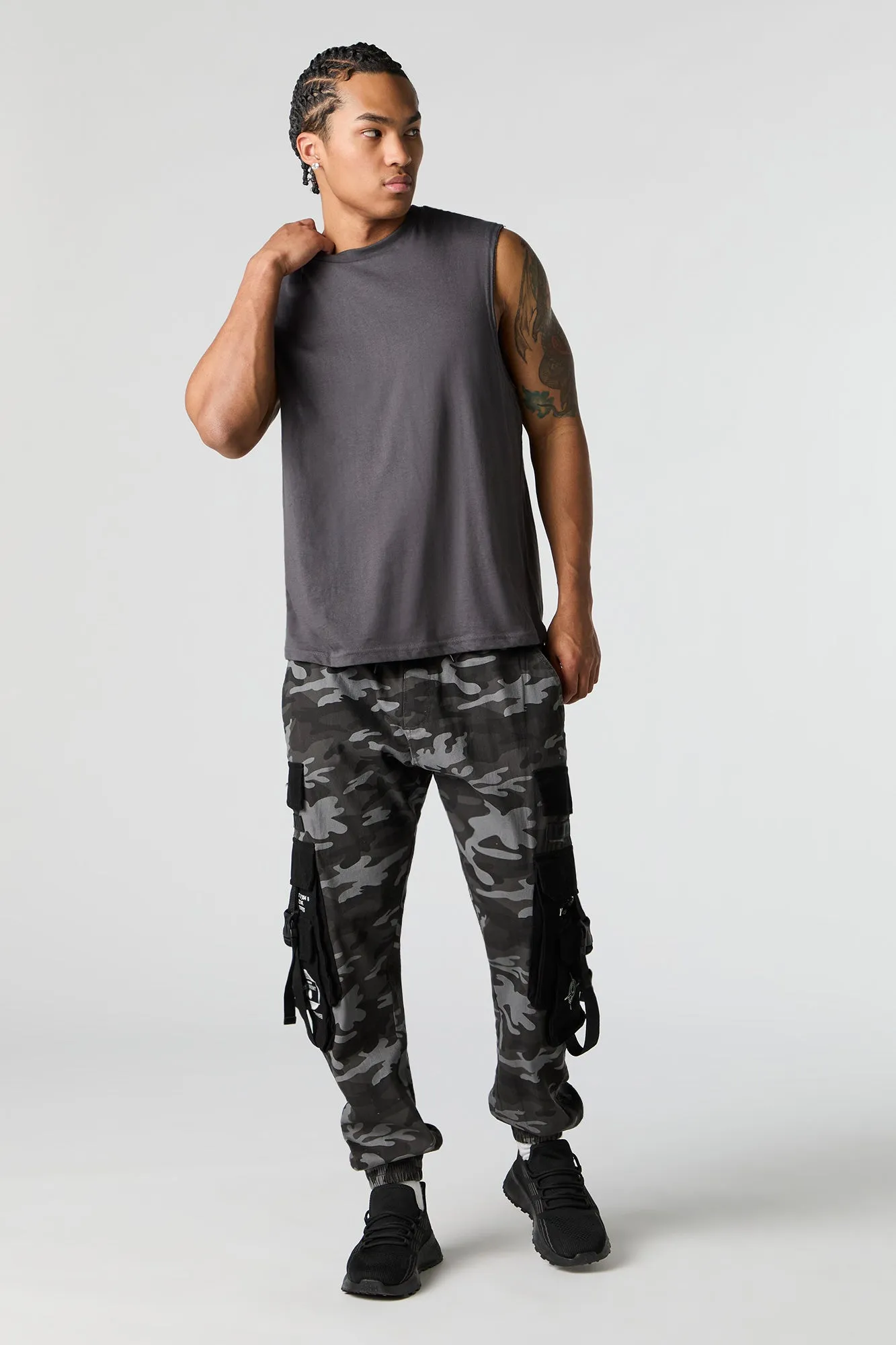 Multi Pocket Utility Cargo Jogger sold by Urban Planet product image thumbnail 2