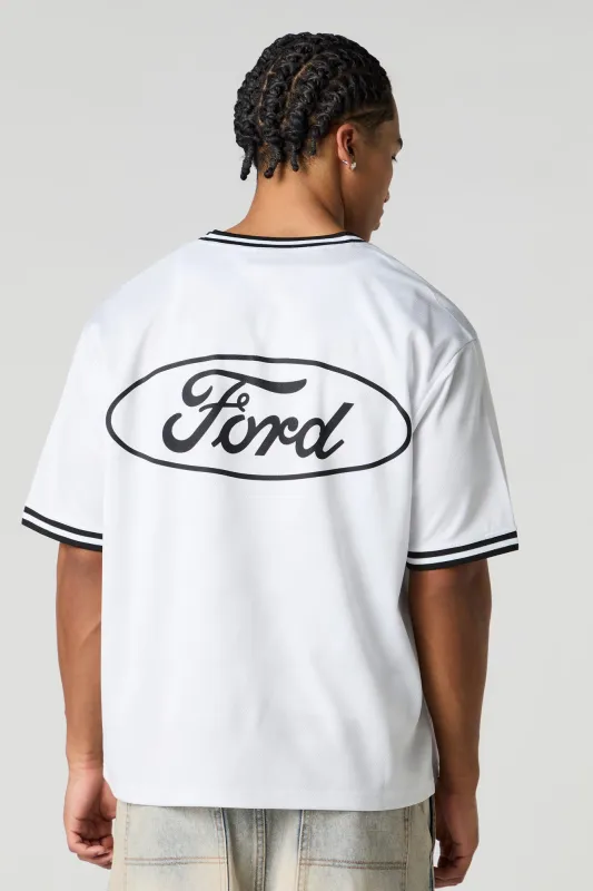 Jersey de base-ball en filet à imprimé Ford sold by Urban Planet