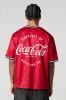 Jersey de base-ball en filet à imprimé Coca Cola sold by Urban Planet