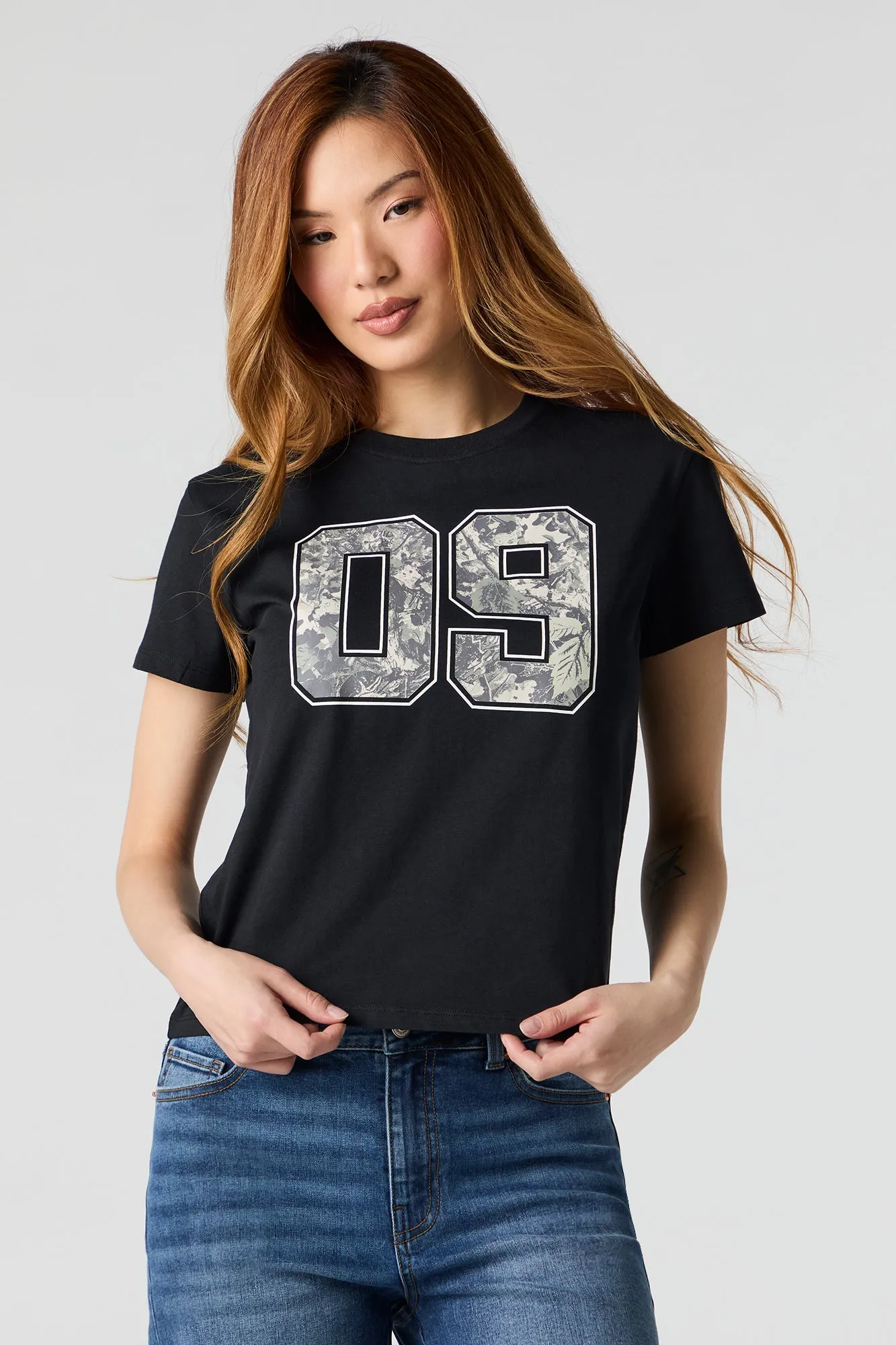 Camo 09 Graphic T-Shirt sold by Urban Planet