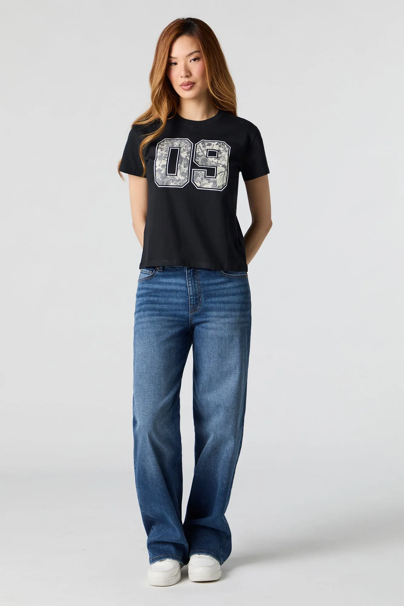 T-shirt à imprimé Camo 09 sold by Urban Planet product image thumbnail 3