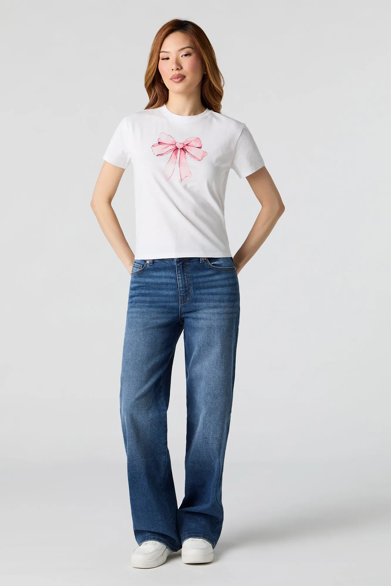 T-shirt à imprimé Boucle rose sold by Urban Planet product image thumbnail 3