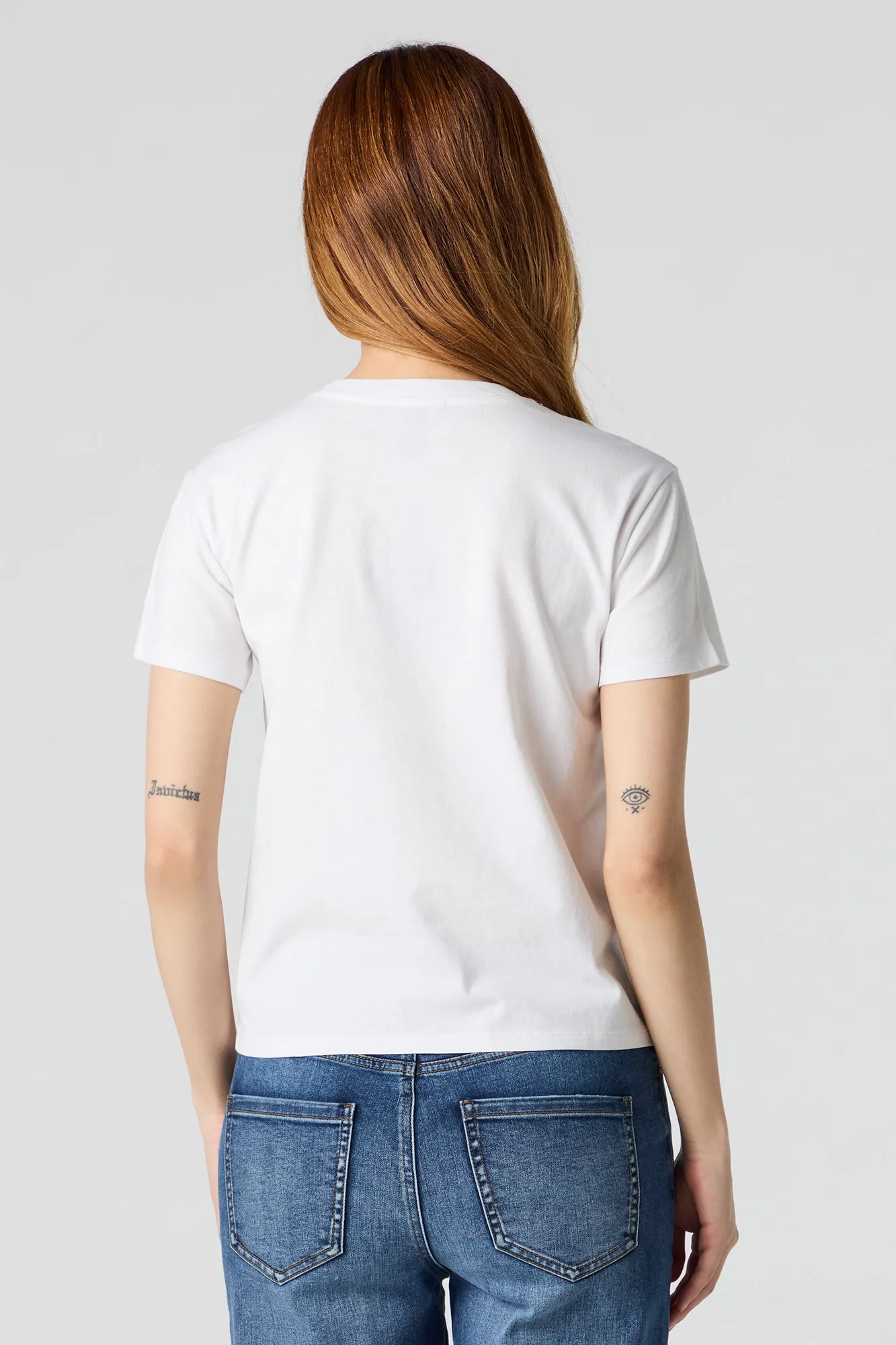 T-shirt à imprimé Boucle rose sold by Urban Planet product image thumbnail 2