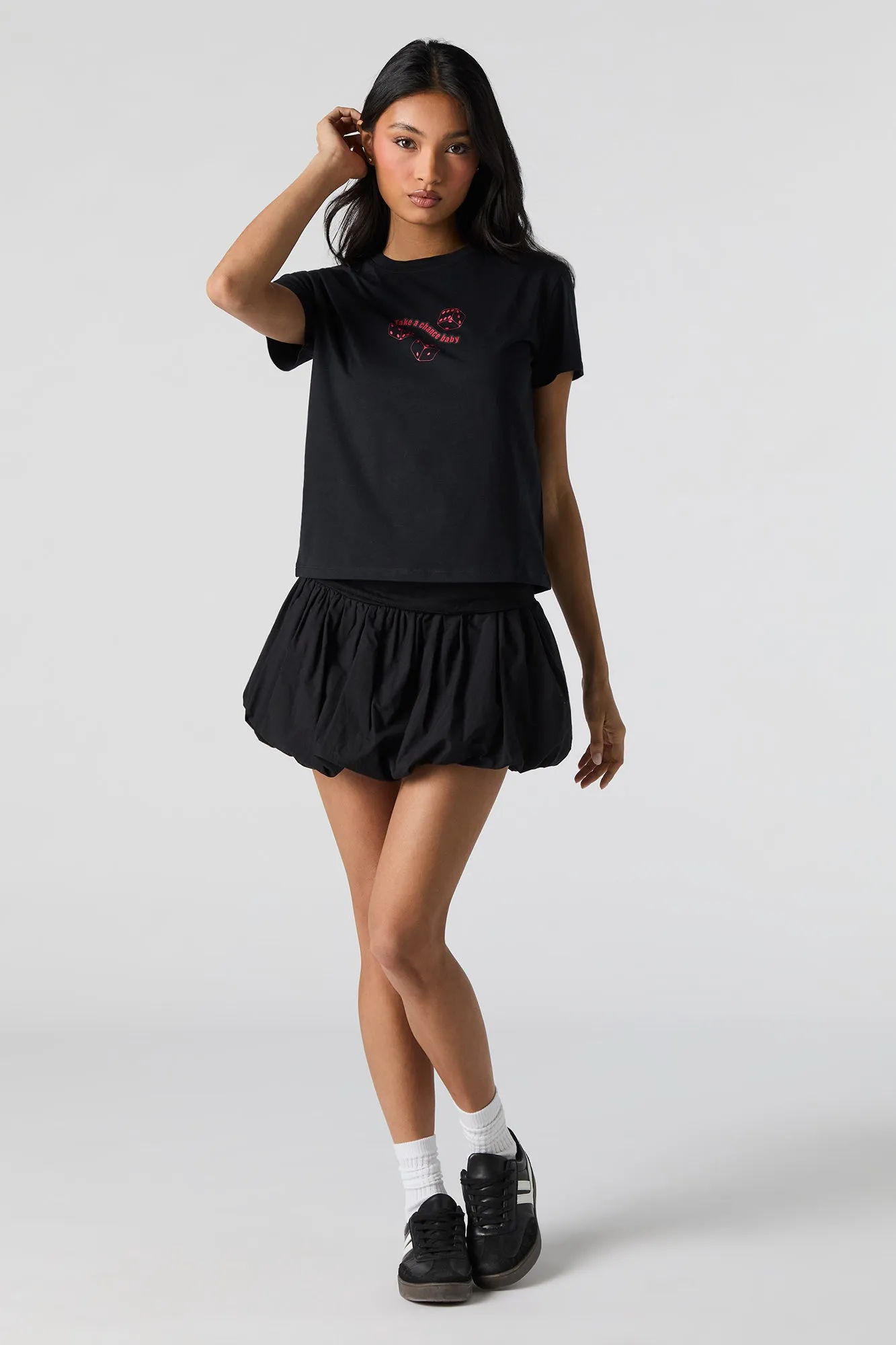 Take a Chance Graphic T-Shirt sold by Urban Planet product image thumbnail 3