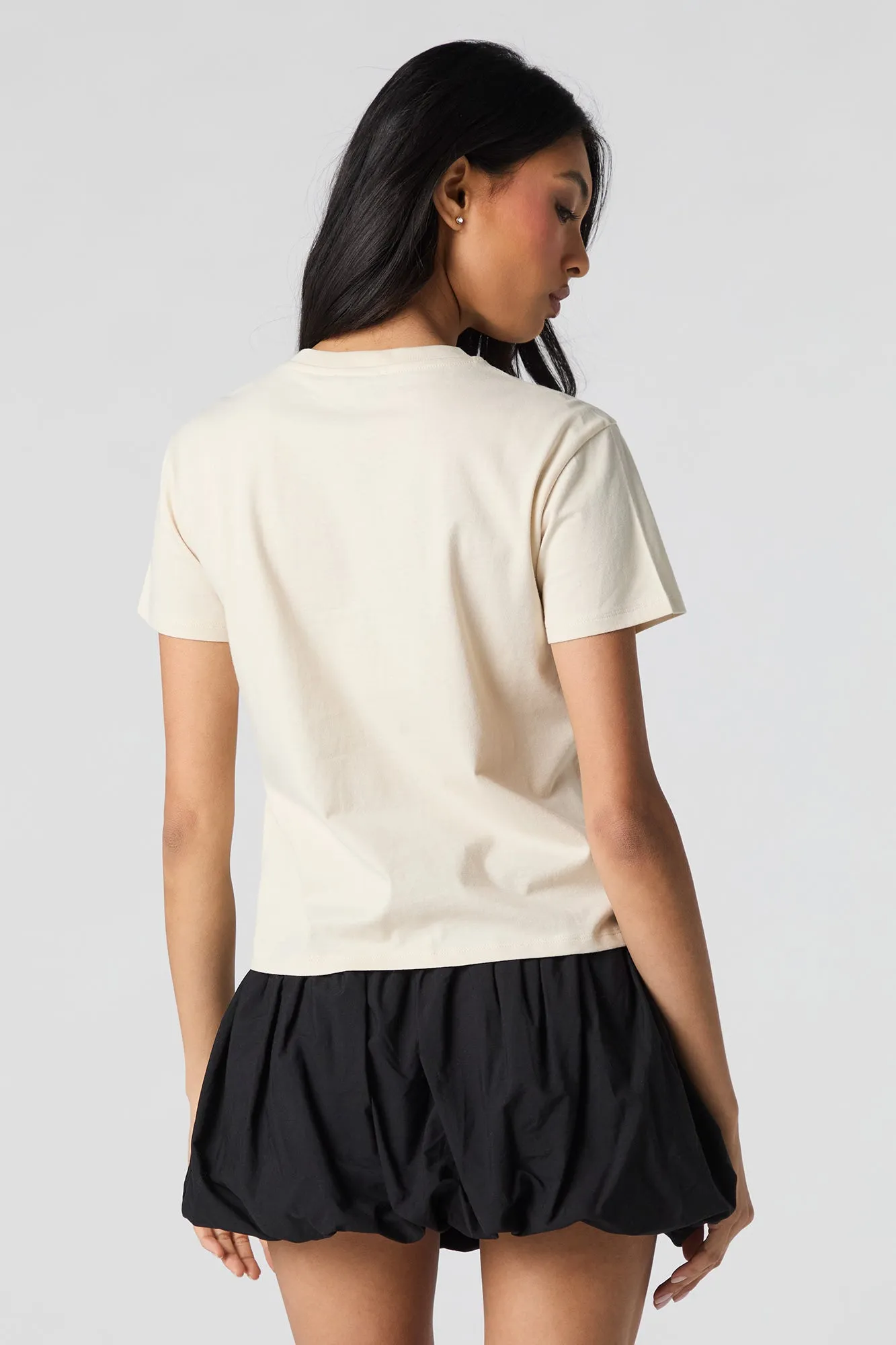 T-shirt à imprimé Princess Complex avec pierres du Rhin sold by Urban Planet product image thumbnail 2