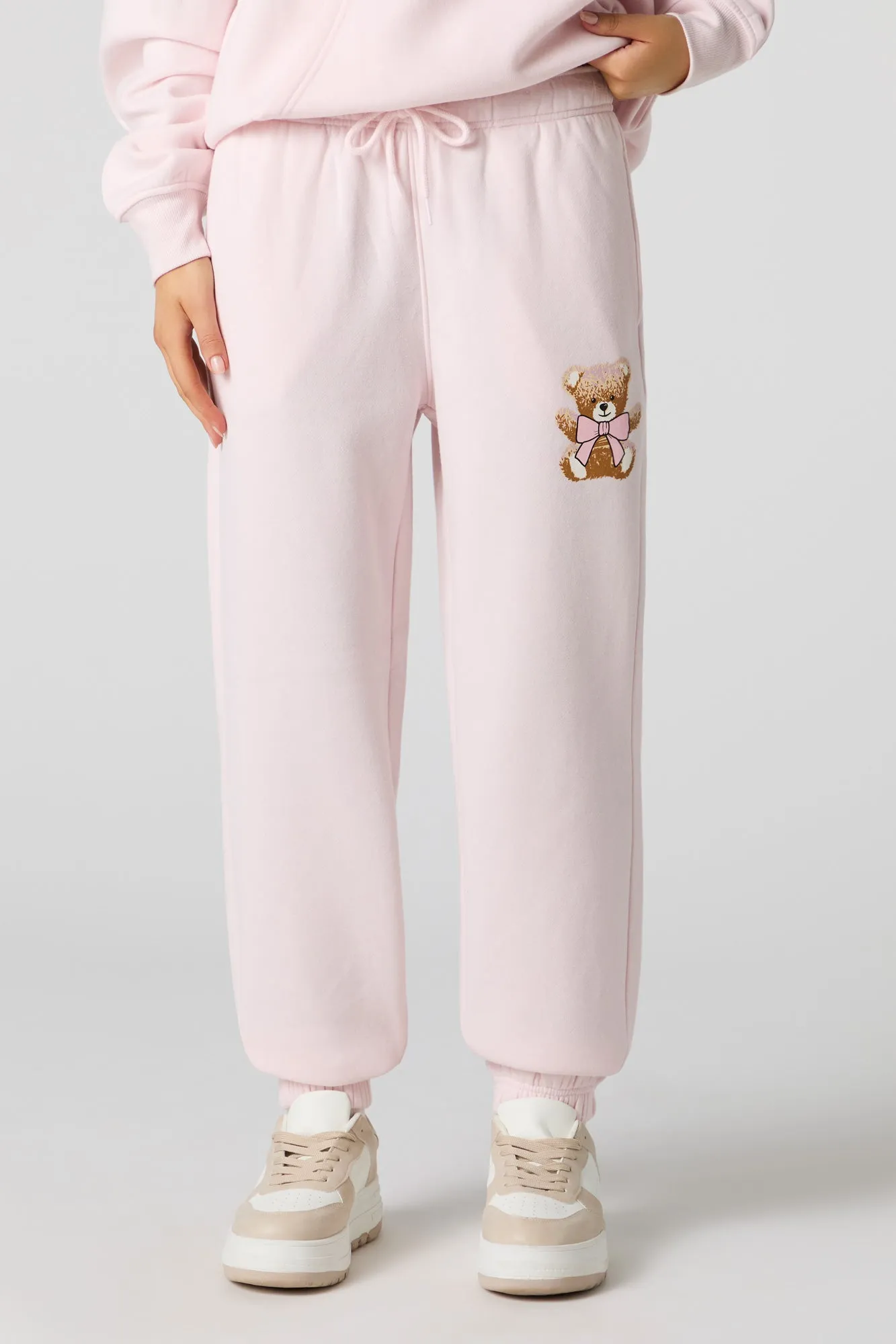 Teddy Graphic Classic Fleece Jogger sold by Urban Planet product image thumbnail 2