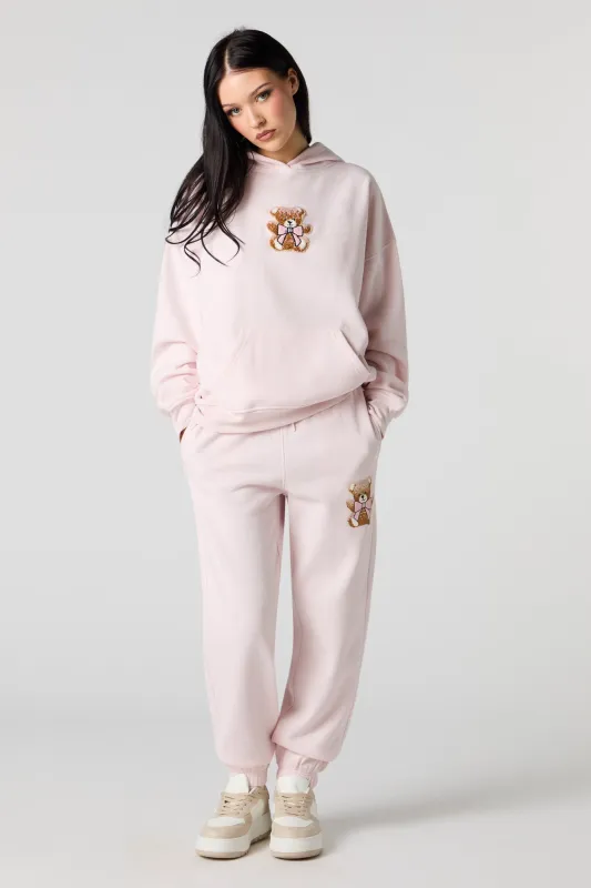 Jogger en molleton classique à imprimé Teddy sold by Urban Planet