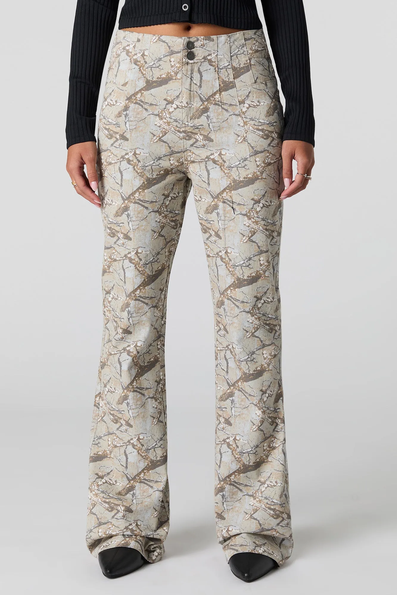 Pantalon évasé imprimé sold by Urban Planet product image thumbnail 5