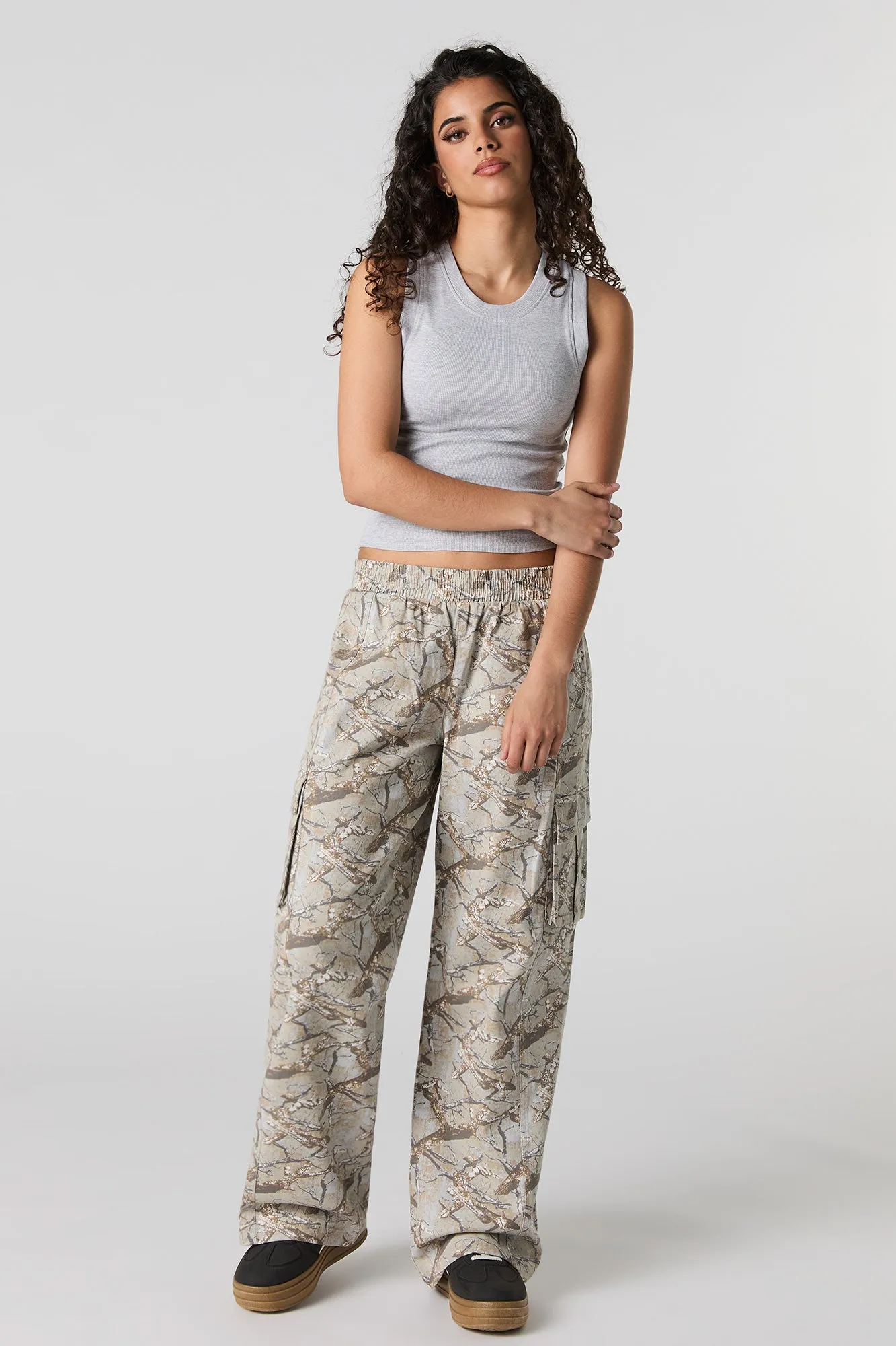 Pantalon cargo jambe large à imprimé sold by Urban Planet product image thumbnail 4