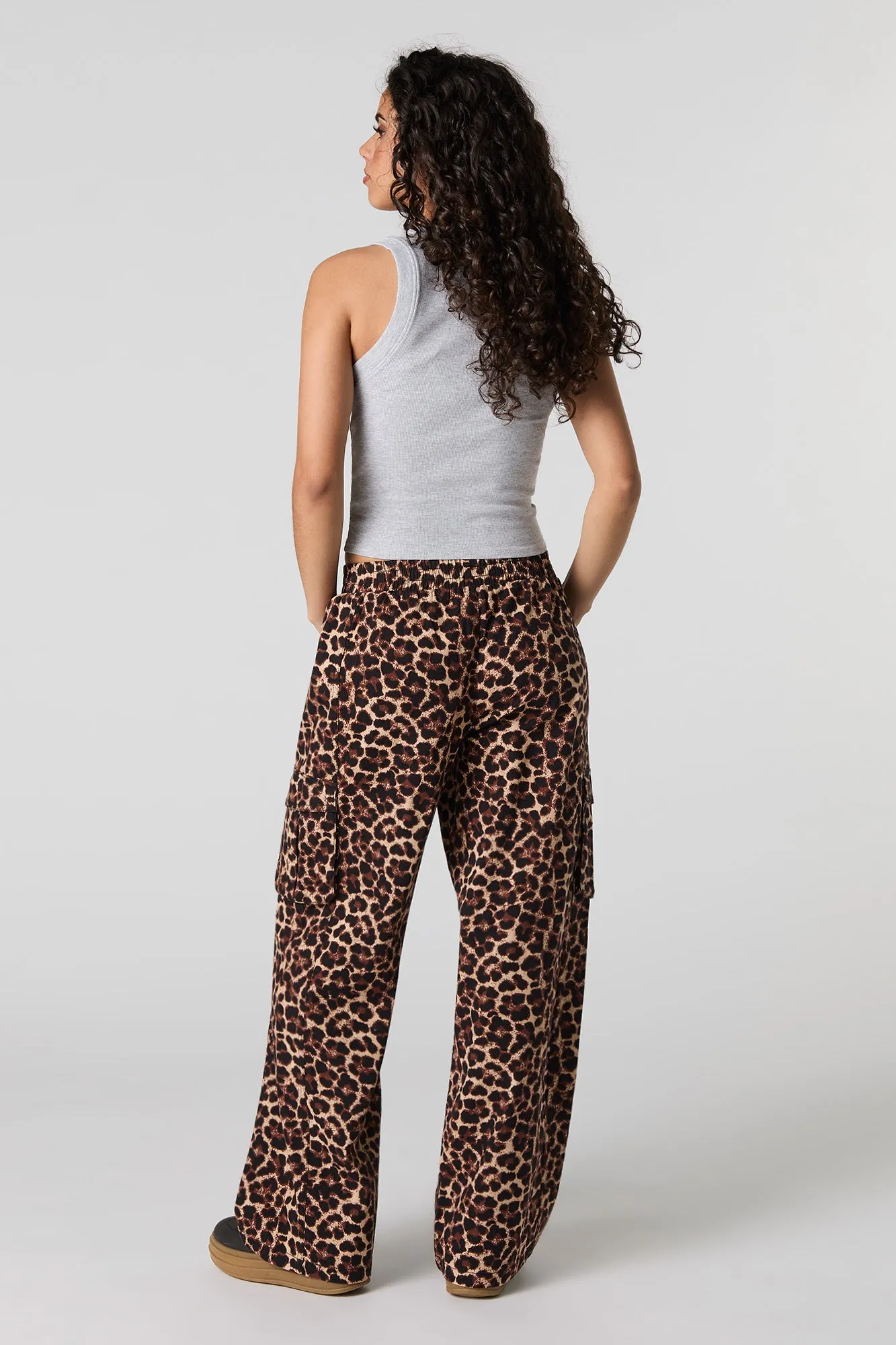 Pantalon cargo jambe large à imprimé sold by Urban Planet product image thumbnail 3