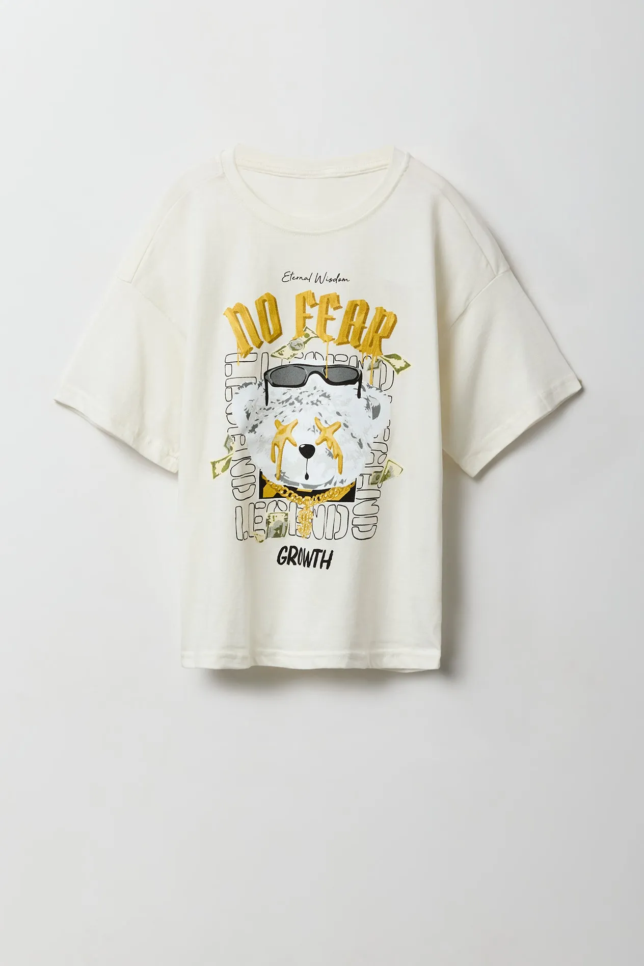 T-shirt à imprimé No Fear Bear pour enfants sold by Urban Planet