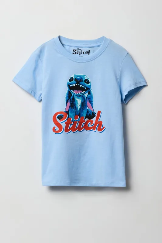 T-shirt à imprimé Stitch pour filles sold by Urban Planet