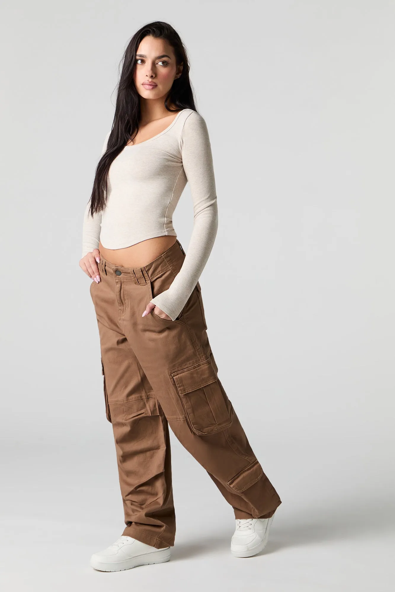 Multi Pocket Barrel Cargo Pant sold by Urban Planet