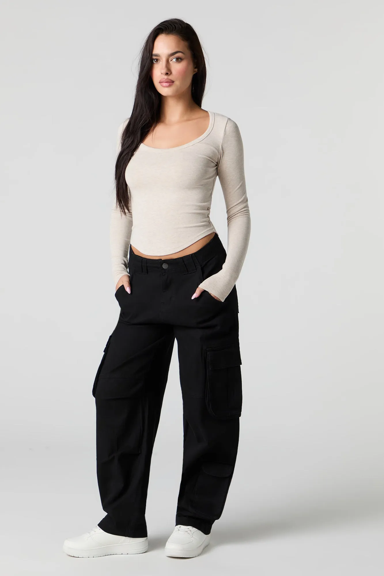 Multi Pocket Barrel Cargo Pant sold by Urban Planet product image thumbnail 4