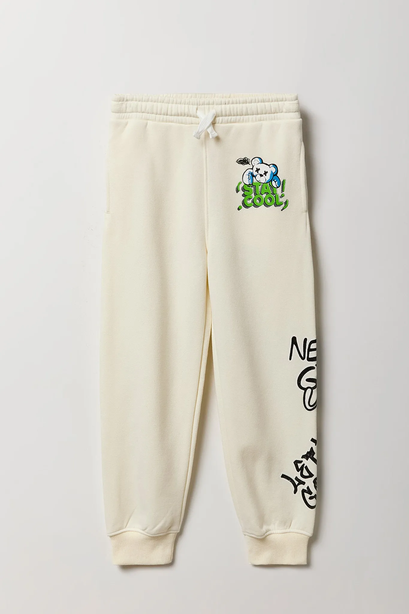 Jogger en molleton à imprimé graffitis pour enfants sold by Urban Planet product image thumbnail 3