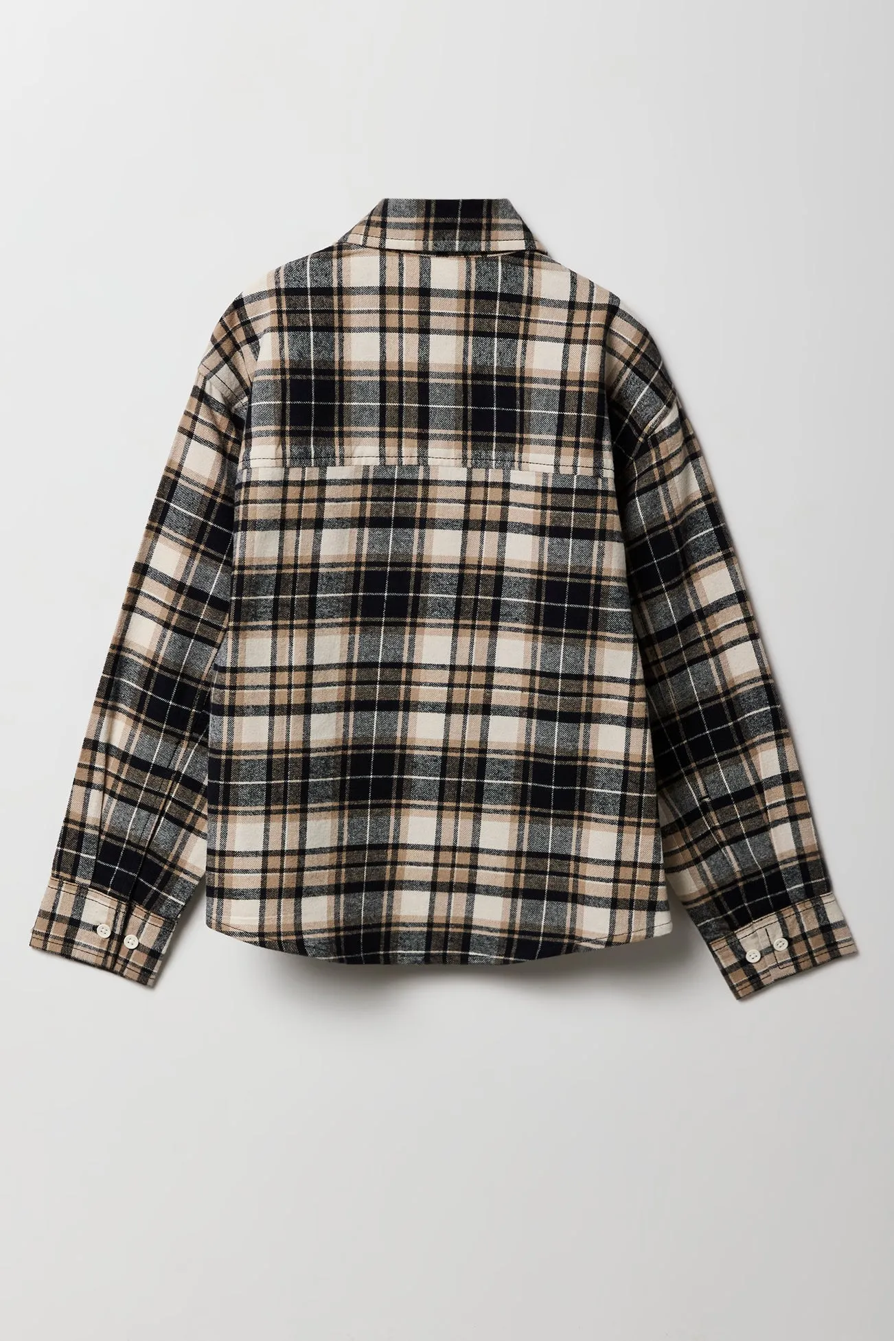 Haut boutonné en flanelle à carreaux pour garçon sold by Urban Planet product image thumbnail 2