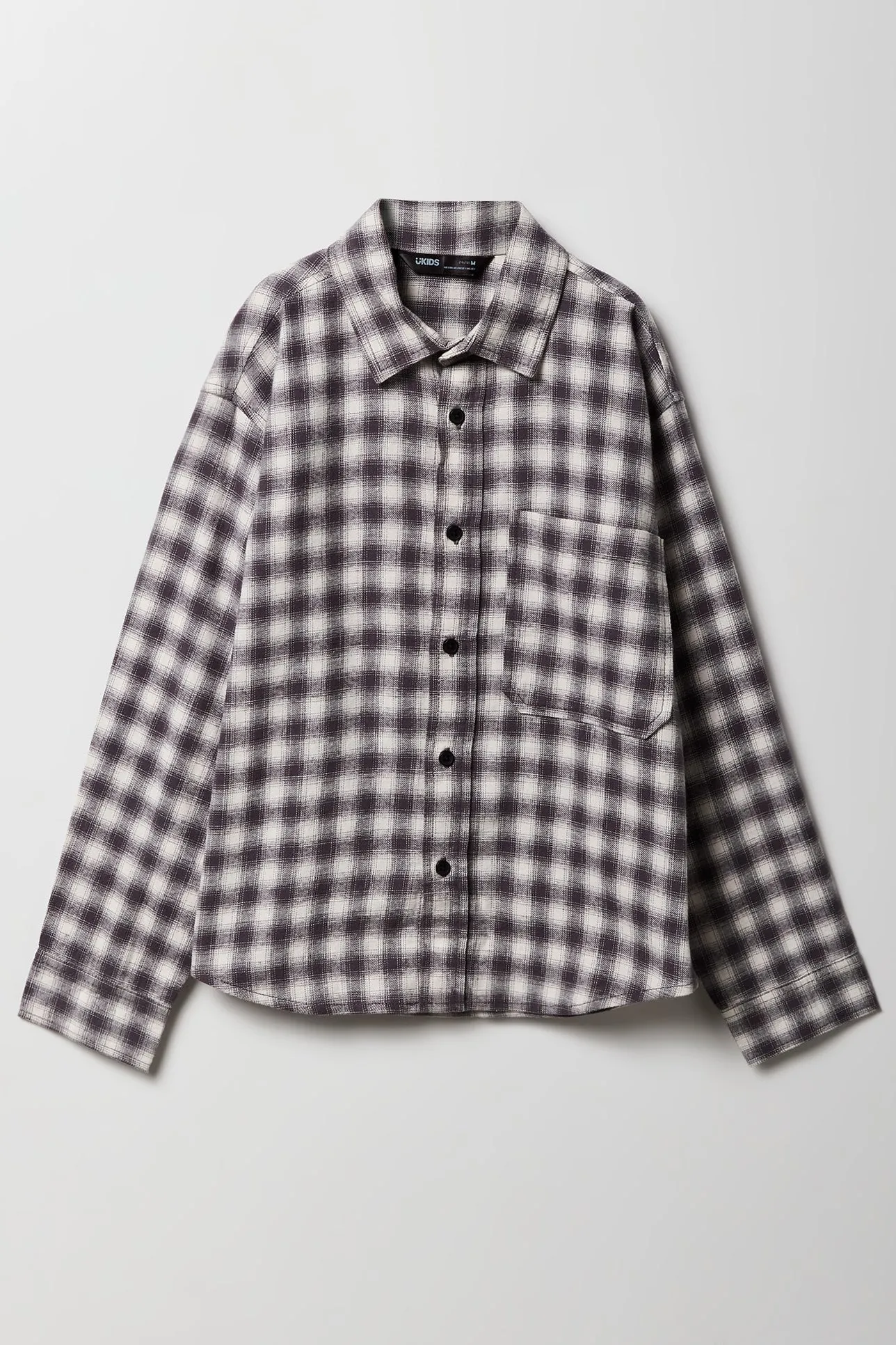 Haut boutonné en flanelle à carreaux pour garçon sold by Urban Planet product image thumbnail 3
