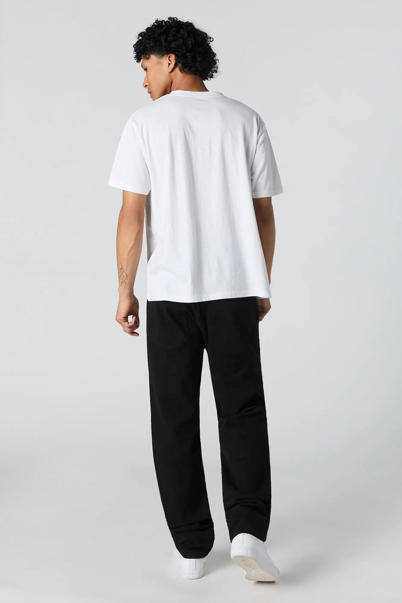 Black Straight Jean sold by Urban Planet product image thumbnail 3