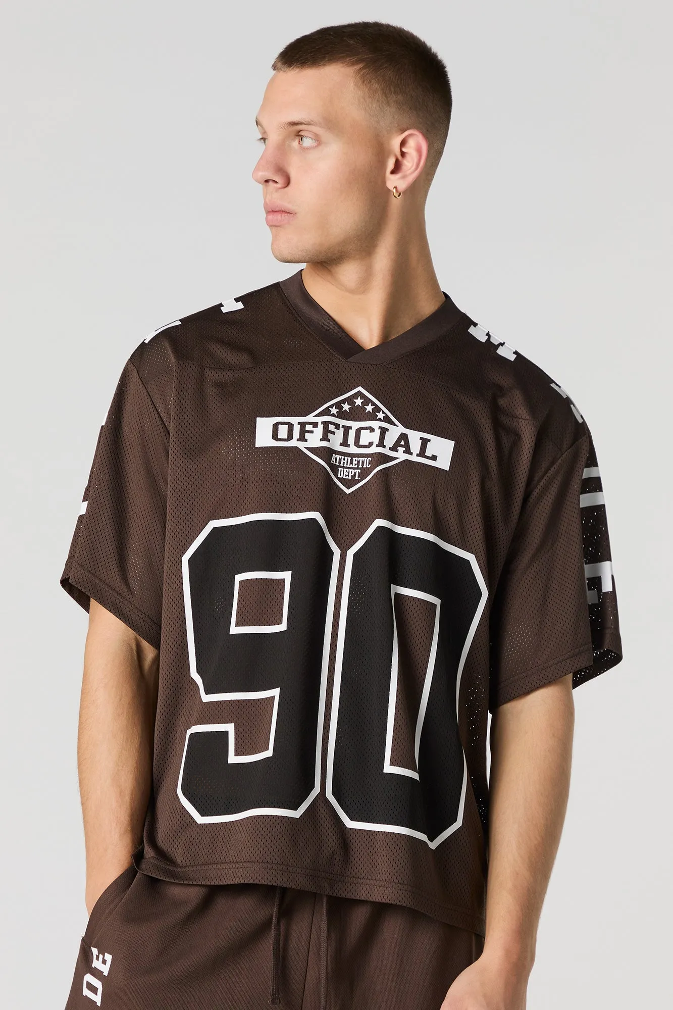 Graphic Mesh Football Jersey sold by Urban Planet